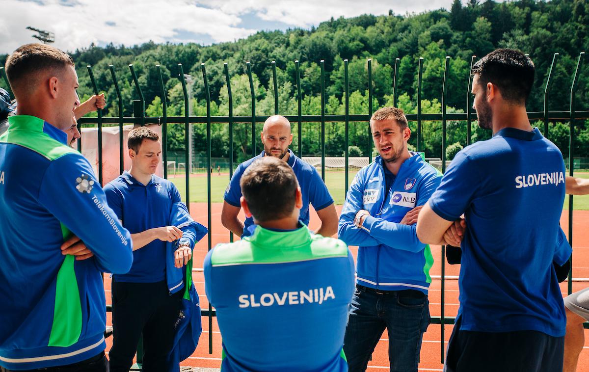 Slovenska rokometna reprezentanca, trening | Slovenci se bodo v sredo pomerili z Nizozemsko. | Foto Siniša Kanižaj/Sportida