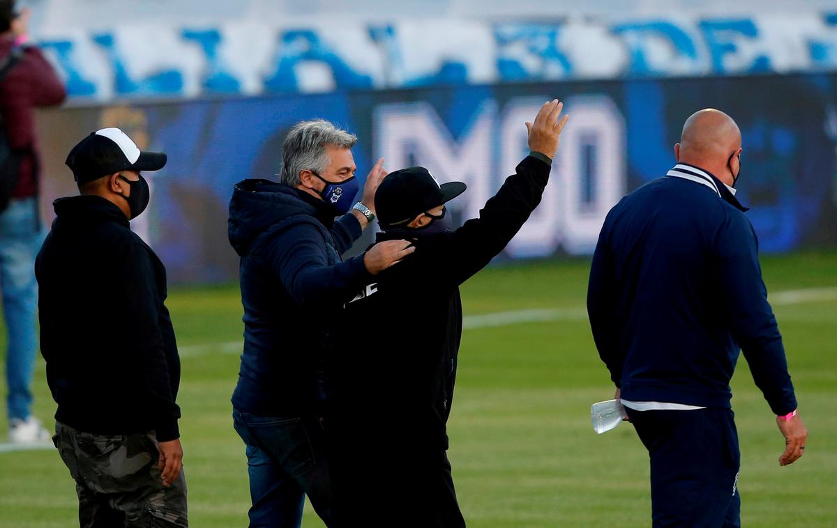 Diego Maradona | Gimnasia Maradoni za rojstni dan priigrala visoko zmago.  | Foto Reuters