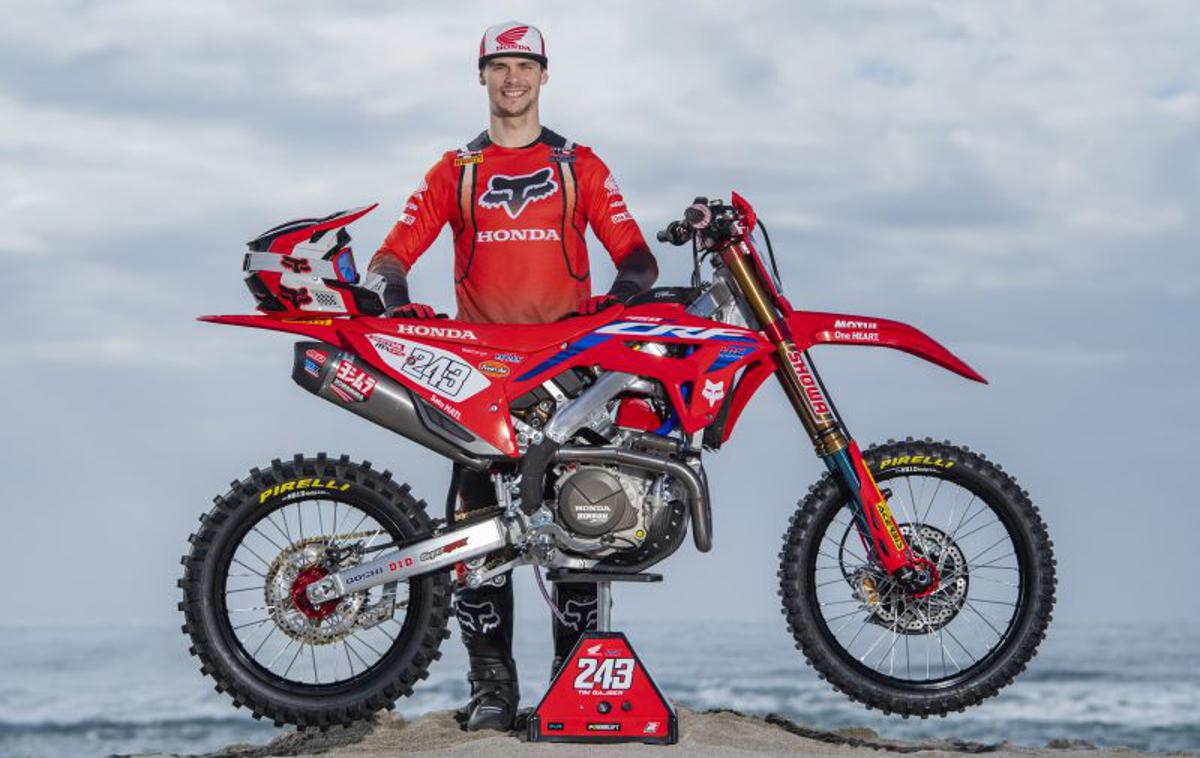 Tim Gajser 2023 | Tim Gajser pred sezono 2023, nato pa se mu je pripetil grd padec in zlom stegnenice. | Foto Honda Pro Racing/ShotbyBavo