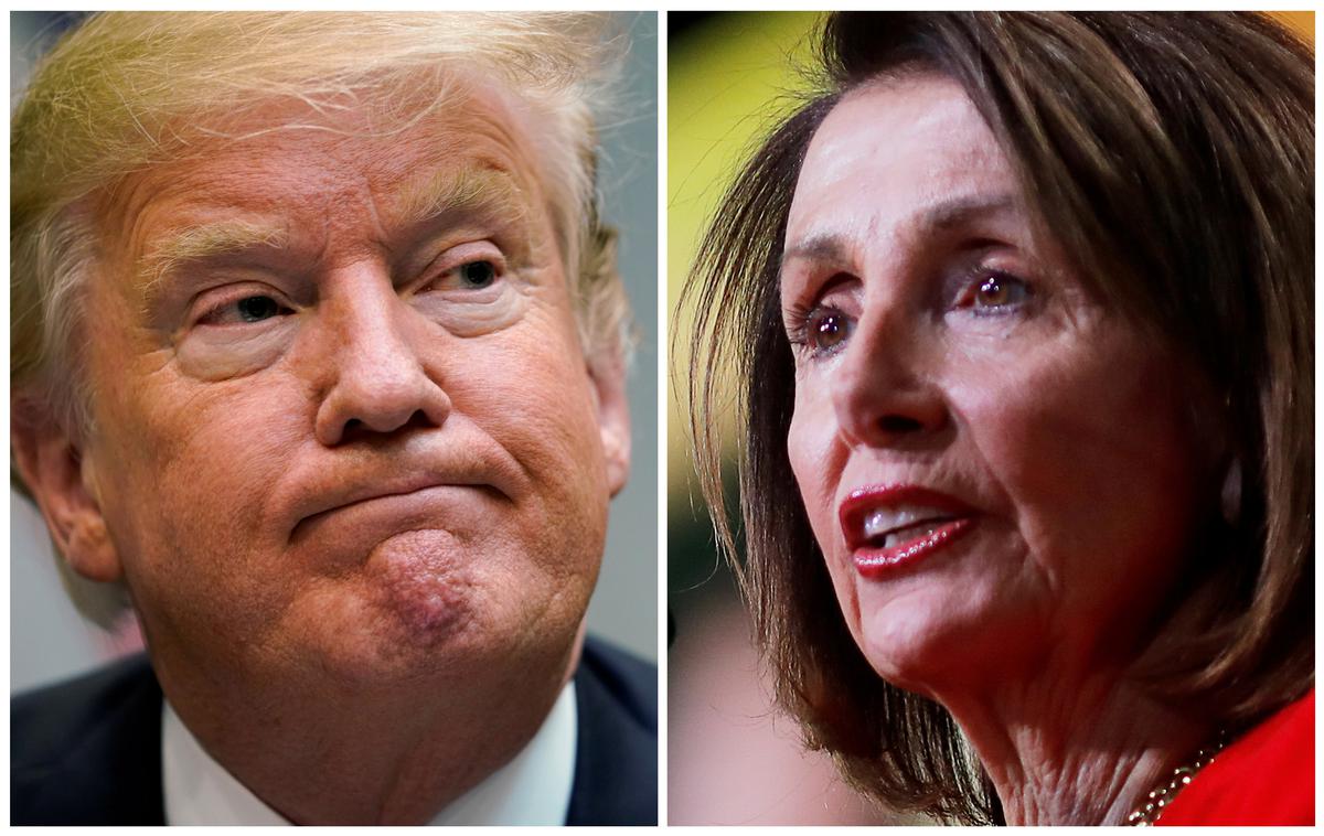 Donald Trump in Nancy Pelosi | Foto Reuters