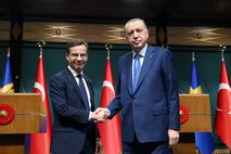 Ulf Kristersson in Recep Tayyip Erdogan