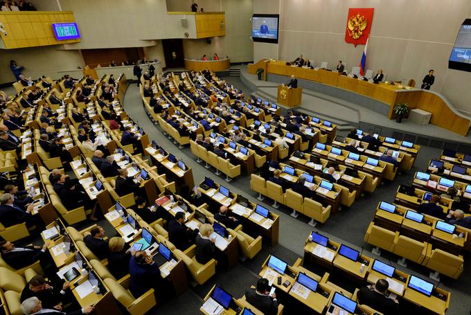 Ruska duma bi po predlaganih spremembah bolj aktivno sodelovala pri oblikovanju ruske politike. | Foto: Reuters