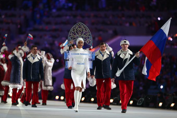 V Sočiju je nastopilo rekordno število ruskih olimpijcev (232), v Pjongčangu jih bo le peščica. | Foto: Getty Images