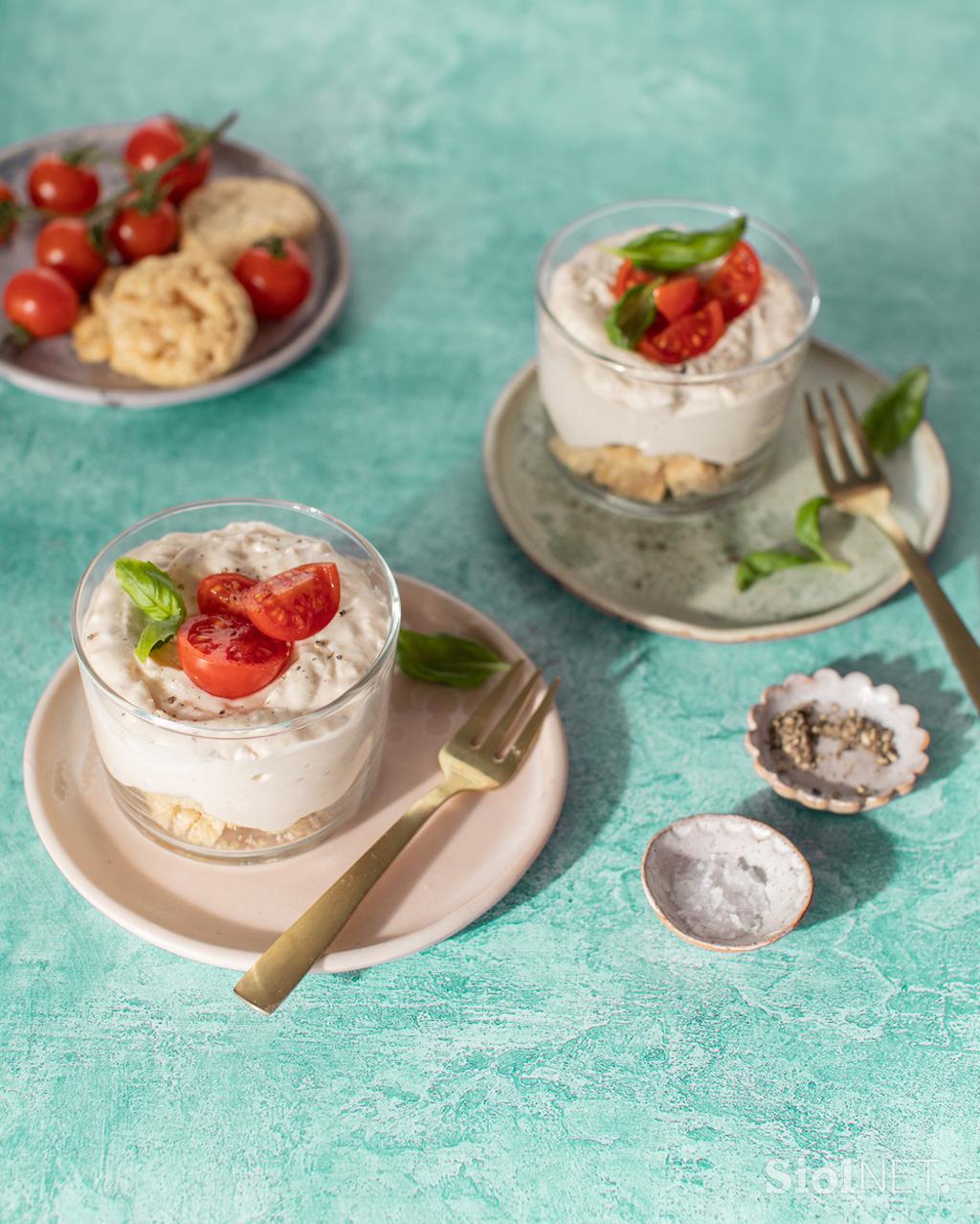 Herbalife Tomato Basil Savoury Cheesecakes