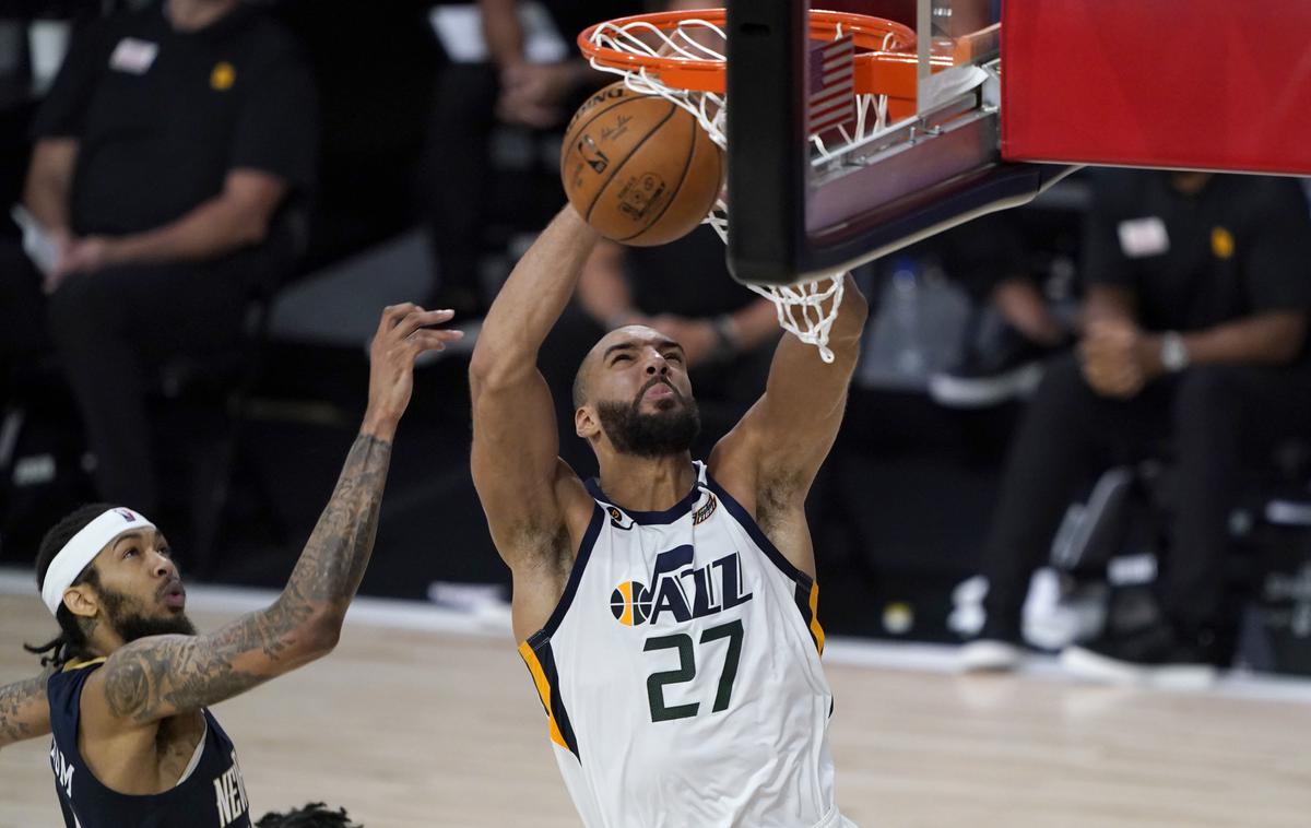 Rudy Gobert | Rudy Gobert je odločil prvo tekmo po vrnitvi lige NBA. | Foto Getty Images