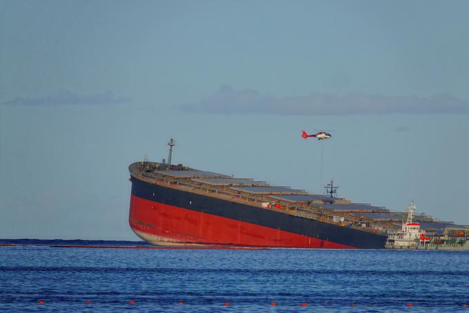 mauricius nafta nesreča ladja tanker | Foto: Reuters