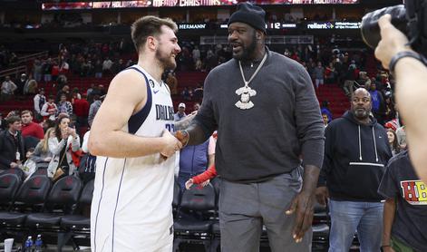 Shaquille O'Neal razkril, kako gostoljuben je Dončić