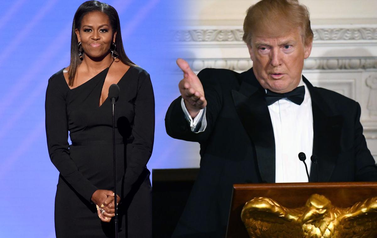 Michelle Obama in Donald Trump | Foto Getty Images