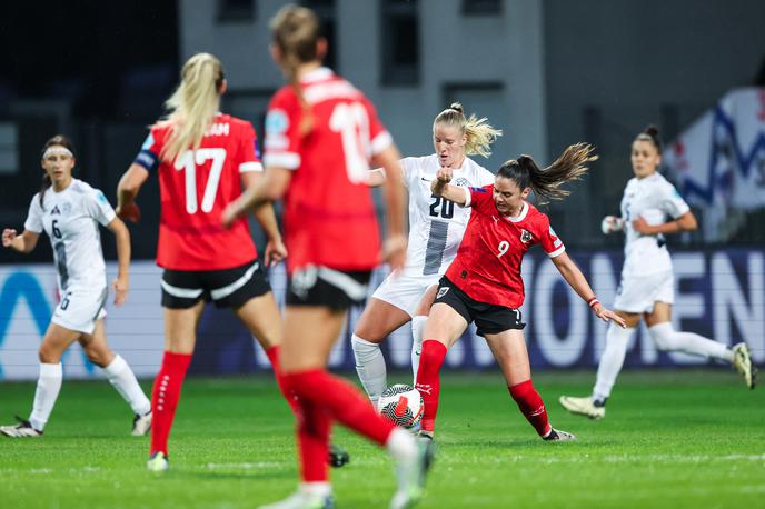 Avstrija - Slovenija, slovenska ženska nogometna reprezentanca | Slovenske nogometašice so končale s kvalifikacijami za evropsko prvenstvo. | Foto Aleš Fevžer