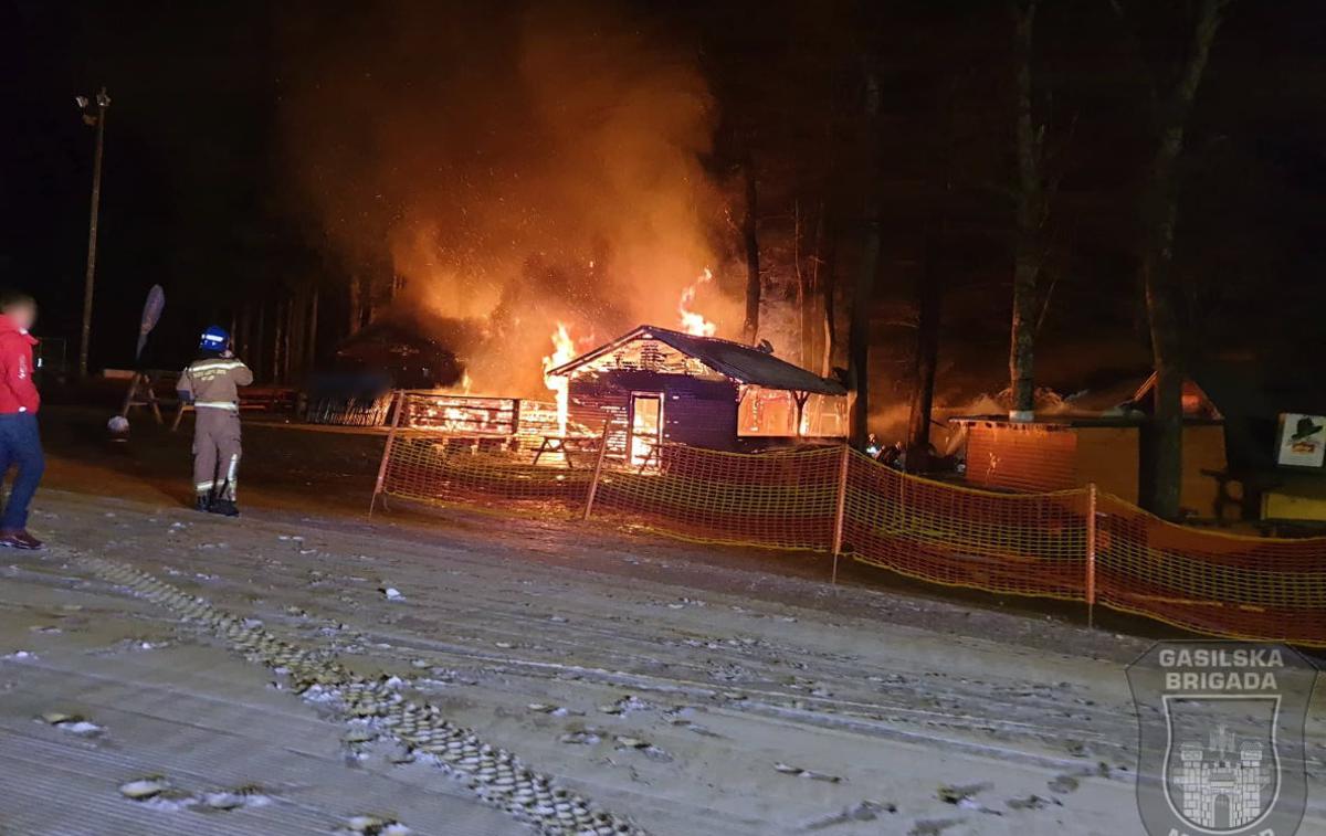 Požar Pohorje | Foto Gasilska brigada Maribor