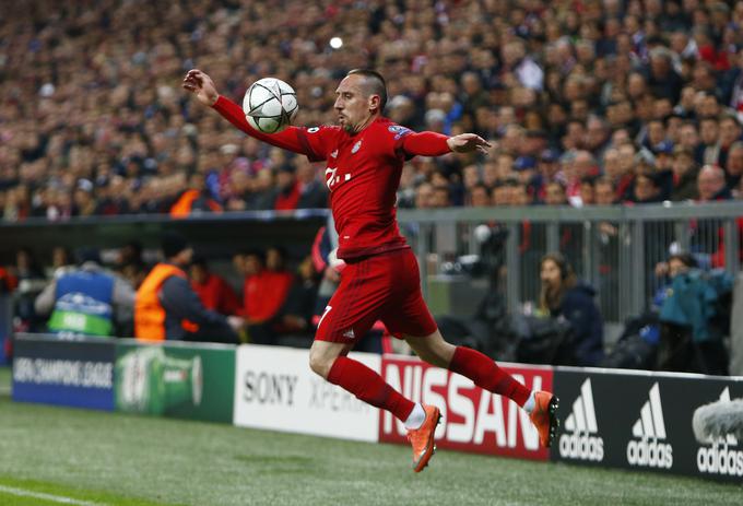 Franck Ribery je še poškodovan. | Foto: Reuters