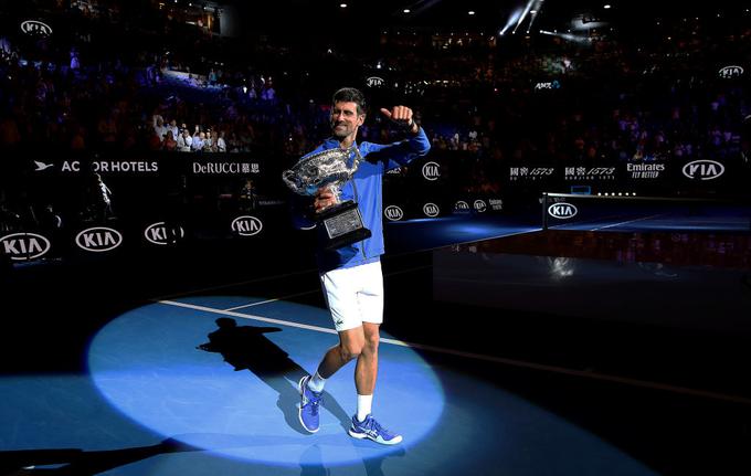 Novak Đoković, lanski zmagovalec OP Avstralije, je opozoril na onesnaženost zraka zaradi požarov v Avstraliji. | Foto: Gulliver/Getty Images