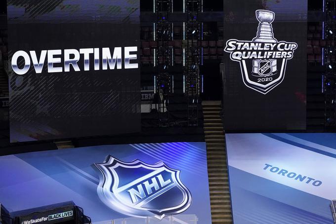 Podaljšek se je v noči na soboto v ligi NHL igral na treh od šestih tekem. | Foto: Guliverimage/Getty Images