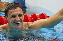 Lochte spet poskrbel za smeh: Lulal sem v bazen