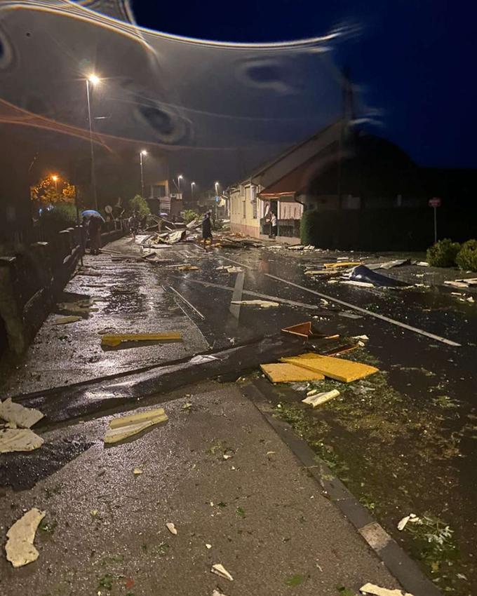 Na fotografiji občina Turnišče | Foto: Neurje.si /  Petra Lipičnik, Facebook