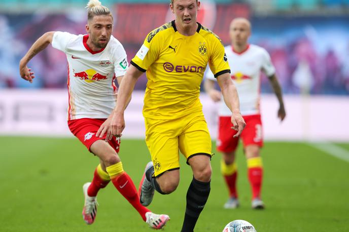 Kevin Kampl vs Julian Brandt | Kevin Kampl in druščina iz RB Leipzig gostijo Borussio Dortmund. | Foto Reuters