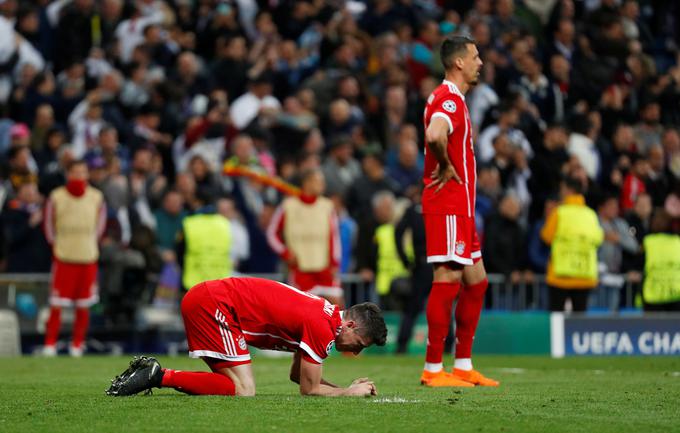 V taboru Bavarcev je po remiju v Madridu vladala ogromna žalost. | Foto: Reuters