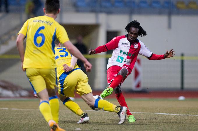 Ibrahim Arafat Mensah je tudi letos dosegel sedem golov. Pet v prvenstvu, dva pa v pokalu. | Foto: Urban Urbanc/Sportida