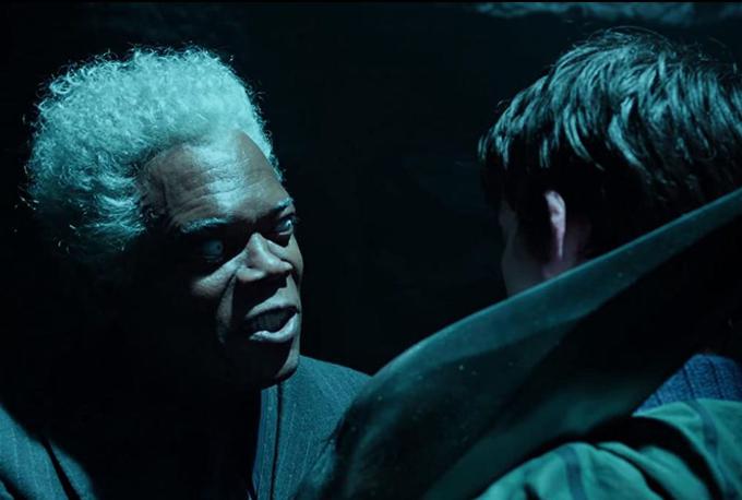 Samuel L. Jackson v filmu Dom gospodične Peregrine za nenavadne otroke. | Foto: 