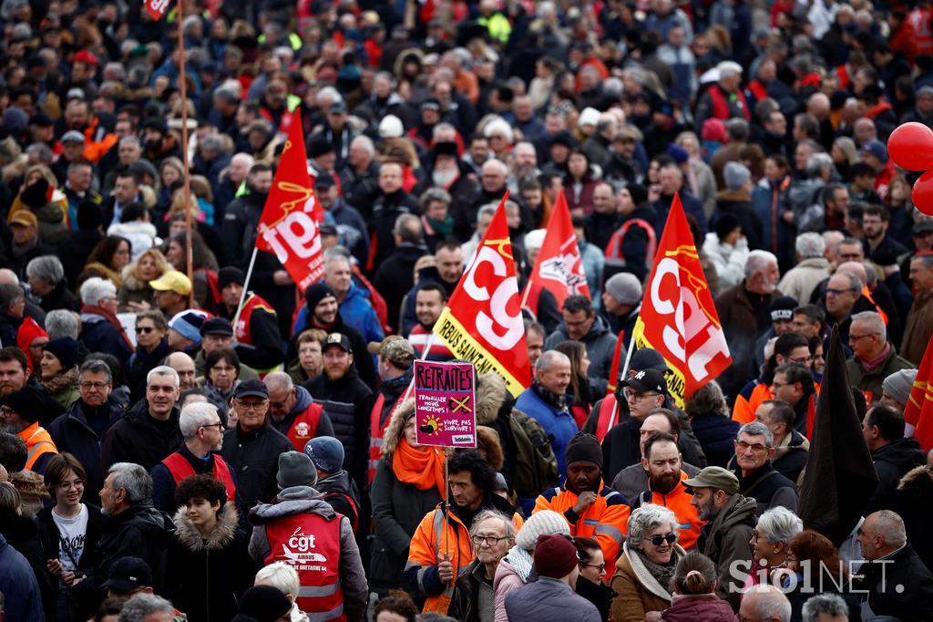 Francija protest