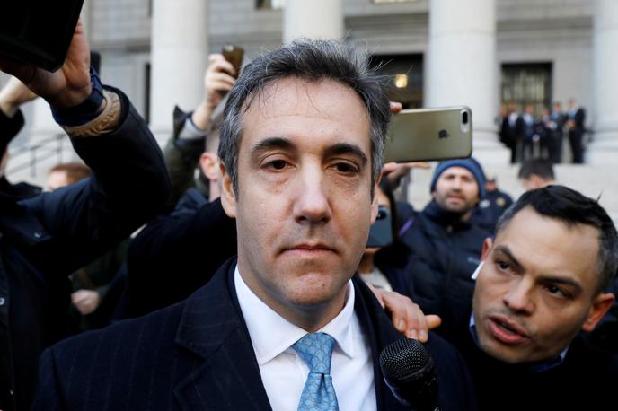 Michael Cohen | Cohen dokončuje knjigo o svojih dolgih letih sodelovanja s Trumpom, ki jo želi objaviti še pred letošnjimi volitvami. Trumpovi odvetniki skušajo izdajo knjige preprečiti, čeprav je Cohen povedal že veliko. | Foto Reuters