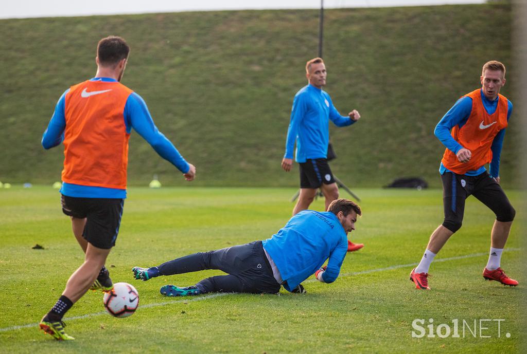 Slovenska nogometna reprezentanca Trening