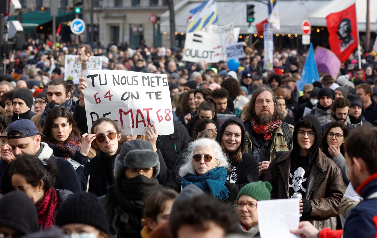 Francija protest | Prvi shodi so potekali že zjutraj.  | Foto Reuters