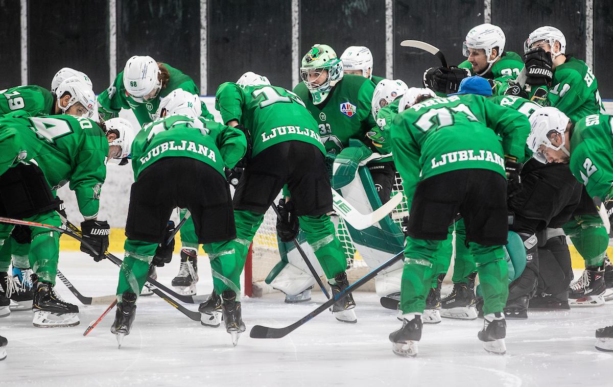 HK SŽ Olimpija - KAC II Alpska liga, 1. krog | Hokejisti Olimpije so v ponedeljek visoko premagali HD Hidria Jesenice, v sredo pa s 4:2 še Triglav. | Foto Grega Valančič/Sportida