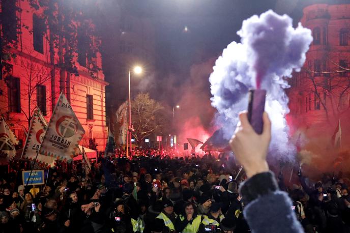 Protesti na Madžarskem | Foto Reuters