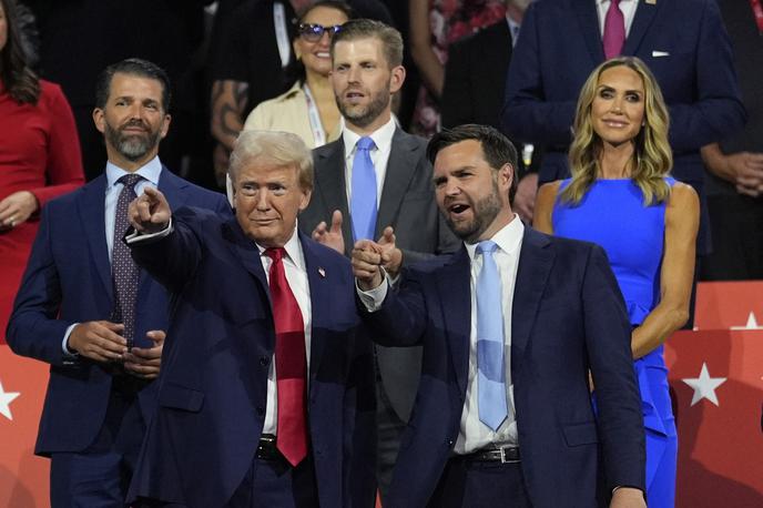 Donald Trump, J. D. Vance, Donald Trump mlajši in Eric Trump | Je bil J. D. Vance res najboljša izbira?  | Foto Guliverimage