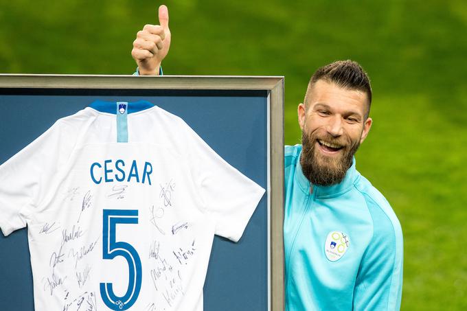 Boštjan Cesar je slovenski rekorder. Za člansko izbrano vrsto je nastopil 101-krat. | Foto: Matic Klanšek Velej/Sportida