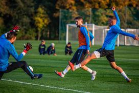 Slovenska nogometna reprezentanca Trening