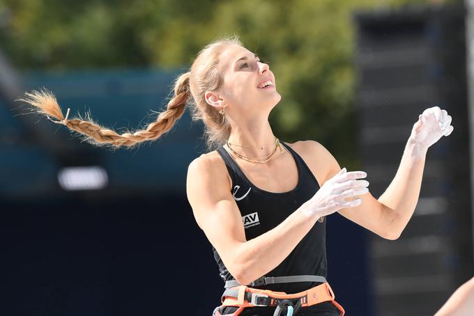 Hannah Meul je edina nemška plezalka v finalu težavnostnega plezanja.  | Foto: Guliverimage/Vladimir Fedorenko