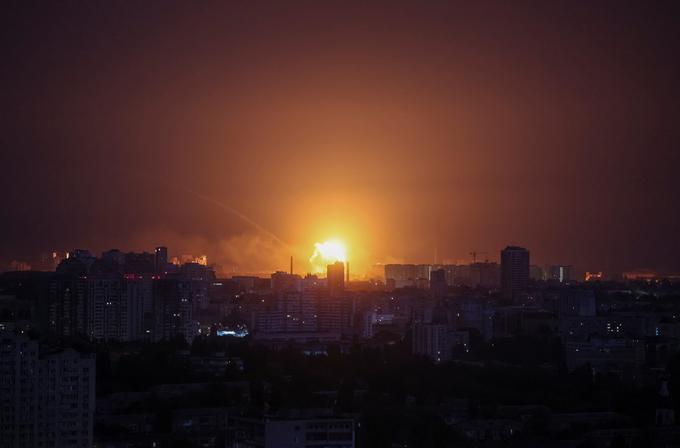 Kijev, eksplozije, napad, rakete | Foto: Reuters