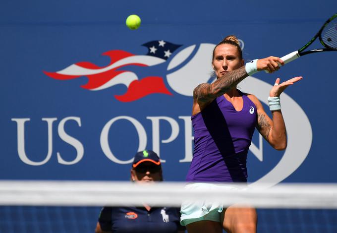 Polona Hercog je za nastop v prvem krogu OP ZDA zaslužila slabih 40 tisoč evrov. | Foto: Reuters