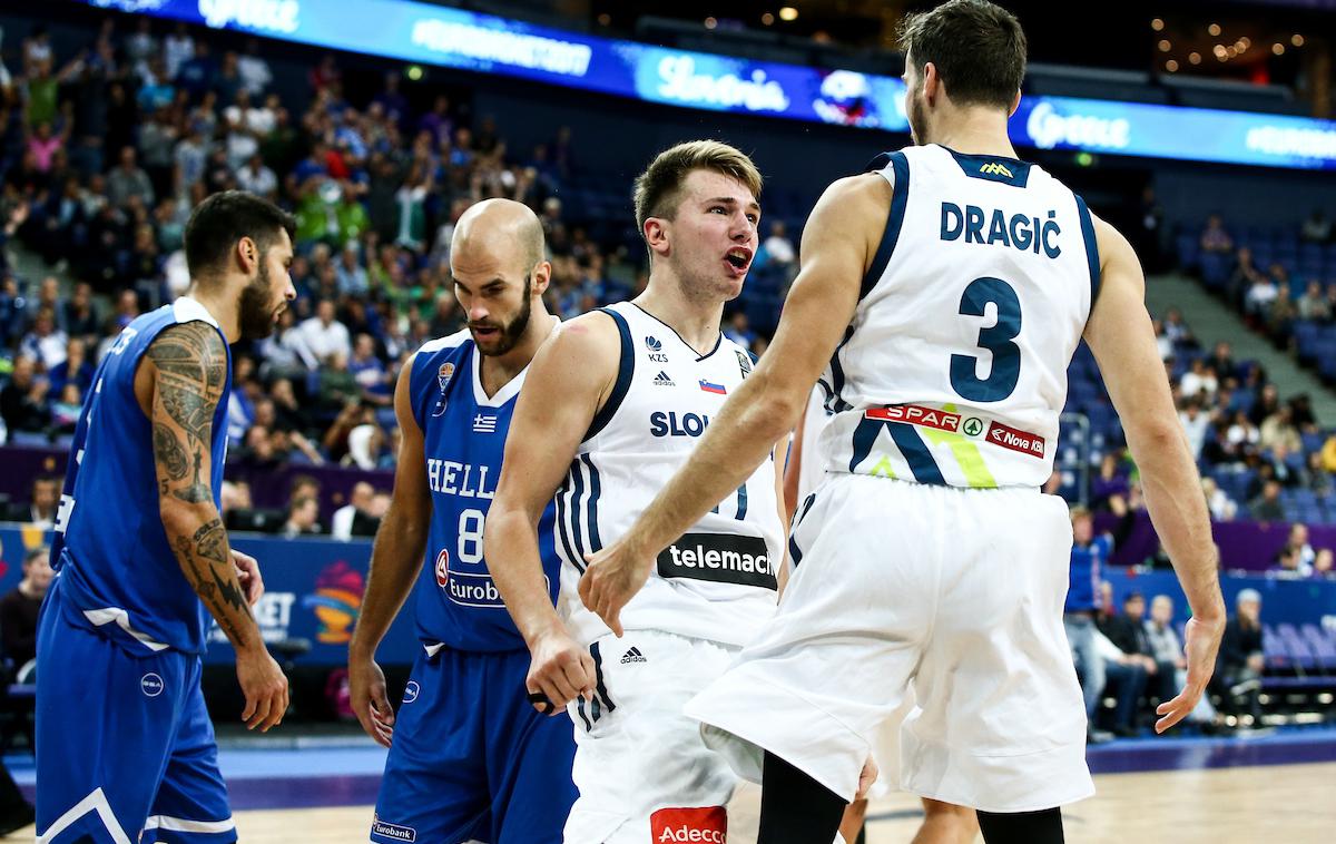 Luka Dončić in Goran Dragić | Foto Vid Ponikvar