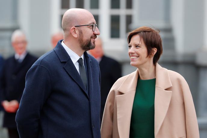 Charles Michel Amelie | Charles Michel se je poleti poročil s svojo partnerico Amelie Derbaudrenghien. | Foto Reuters