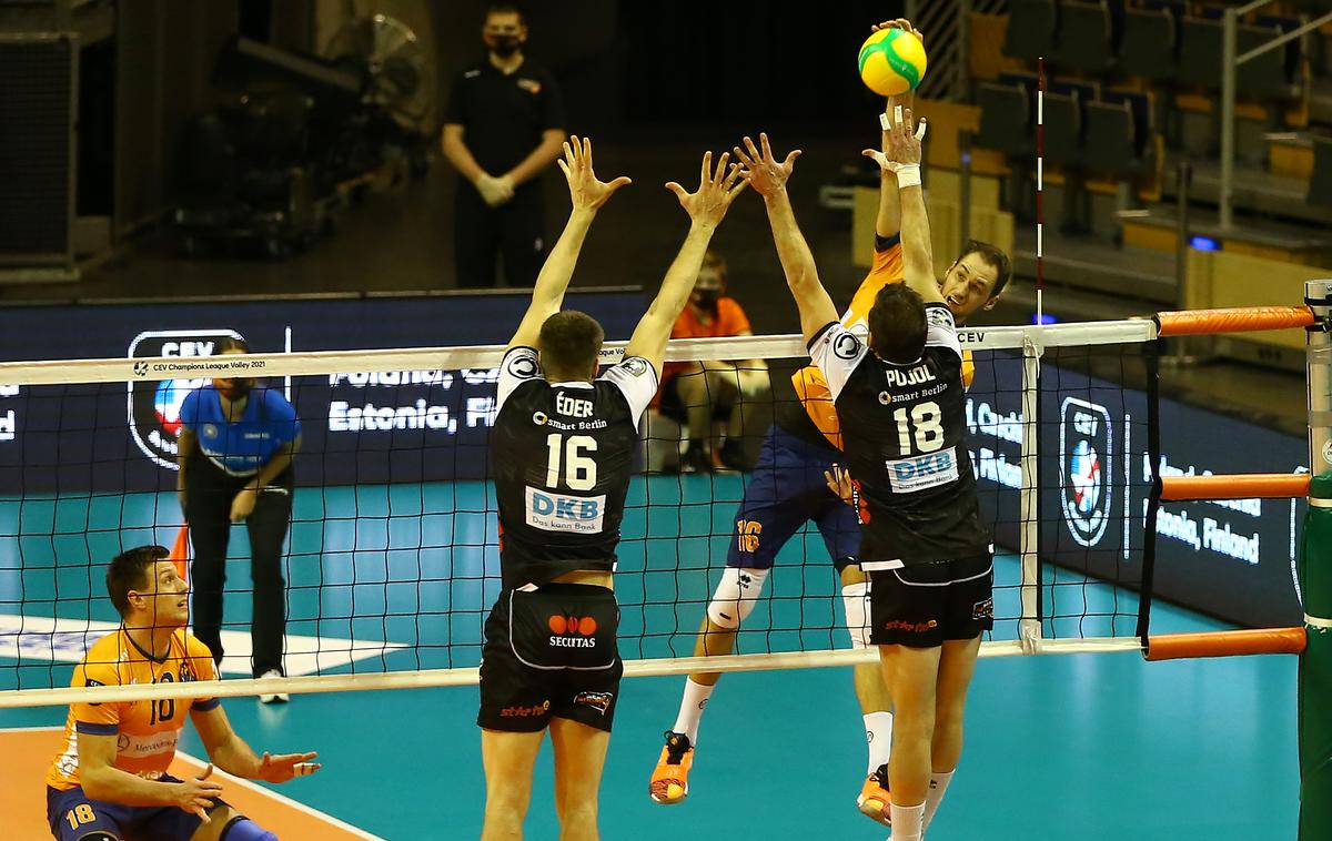 ACH Volley Berlin | ACH Volley tako kot v pretekli sezoni v dvorani Schmeling ni imel možnosti proti Berlinu. | Foto CEV