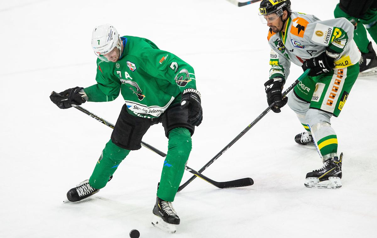 HK SŽ Olimpija, Lustenau, Alpska liga | Ljubljančani so finale Alpske lige odprli s porazom z 0:3. Že v petek jih v Italiji čaka druga tekma. | Foto Vid Ponikvar