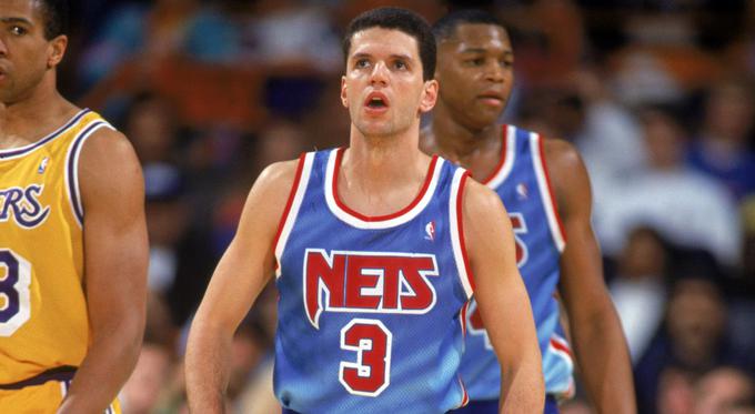 V letih 1991–1993 je nosil dres New Jersey Nets. | Foto: Guliverimage/Getty Images