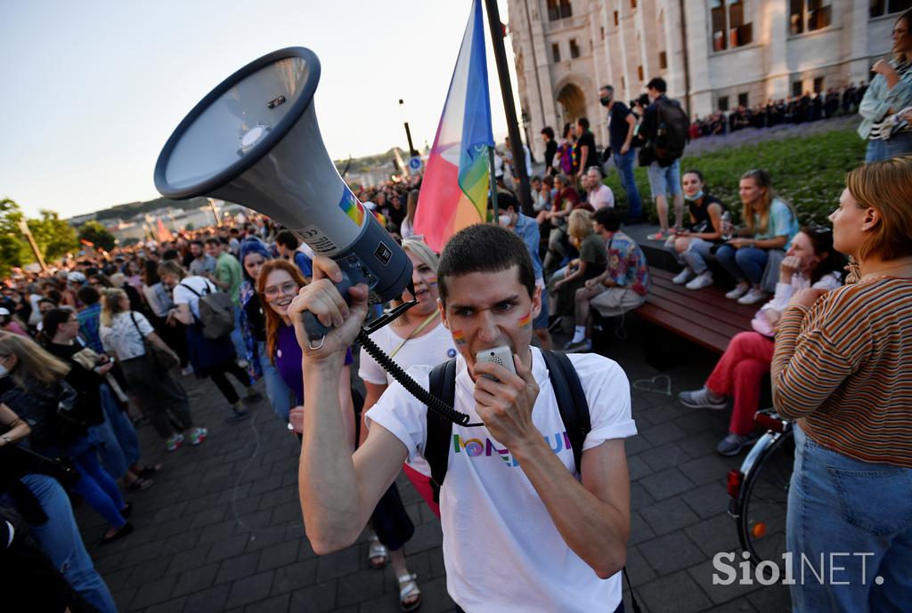 protesti madžarska LGBT