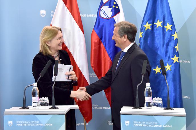 Karl Erjavec Karin Kneissl | Foto STA