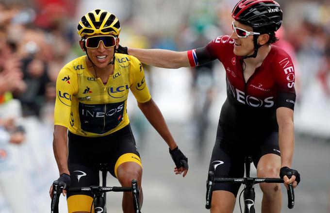 Geraint Thomas, predlanski zmagovalec Toura, se bo moral zadovoljiti z nastopom na Giru.  | Foto: Reuters