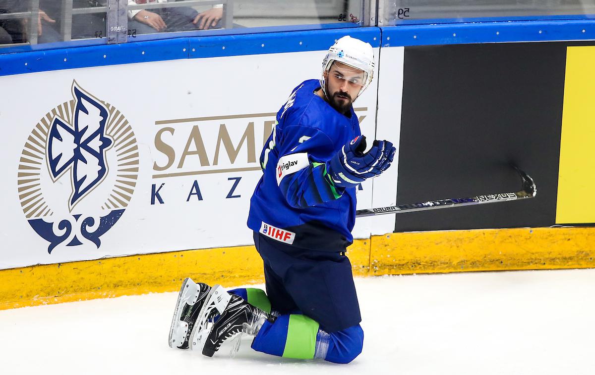 Slovenija Kazahstan svetovno prvenstvo v hokeju 2019 Klemen Pretnar | Klemen Pretnar se seli na Poljsko. | Foto Matic Klanšek Velej/Sportida