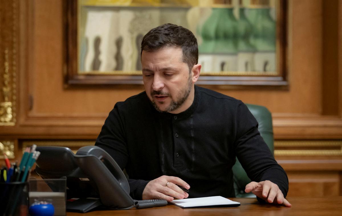 Volodimir Zelenski | Udeležbo na pogovorih ob robu varnostne konference v Münchnu so v Kijevu zavrnili.  | Foto Reuters