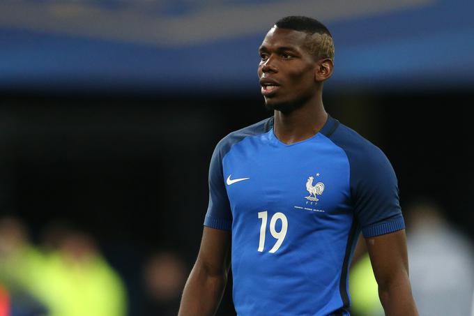 Najdražji nogometaš na seznamu Francije za letošnji Euro je zvezdnik Juventusa Paul Pogba. | Foto: 