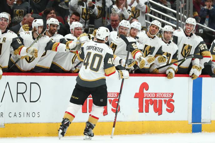 Golden Knights | Zlati vitezi iz Vegasa so s kar 5:1 premagali Kojote iz Arizone. | Foto Reuters