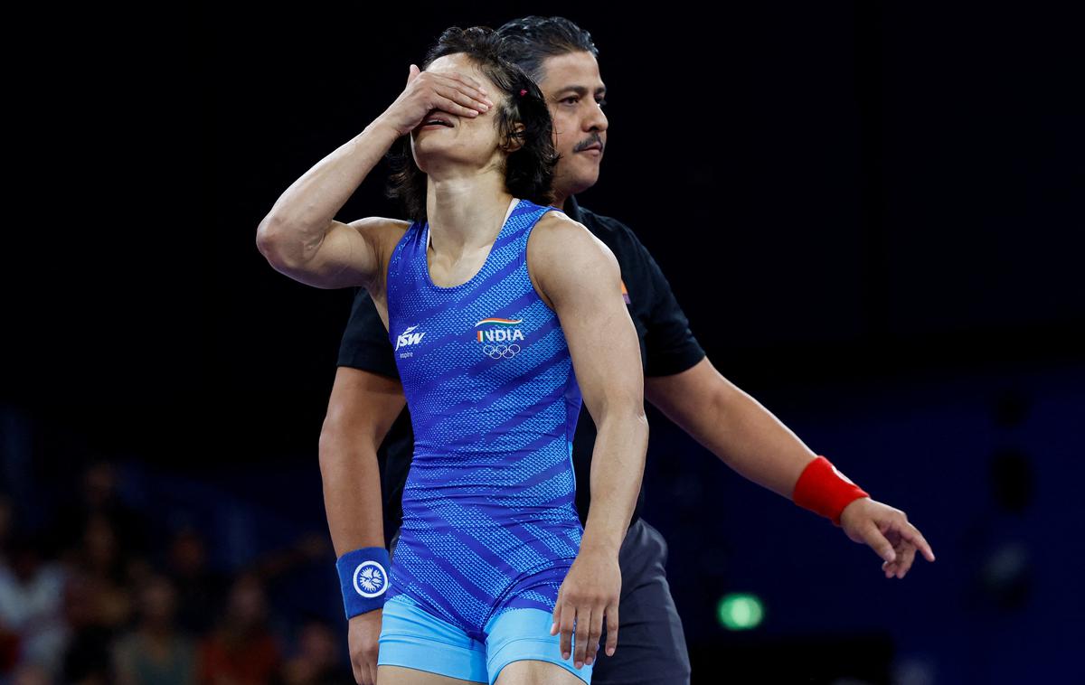 Vinesh Phogat | Vinesh Phogat s pritožbo ni uspela. | Foto Reuters