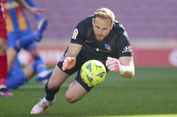 Jan Oblak, Atletico Madrid | Jan Oblak ima z Atletico Madridom dve točki naskoka pred Realom in Barcelono. | Foto Guliverimage