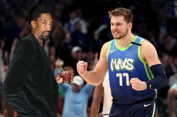 Scottie Pippen in Luka Dončić | Foto: Getty Images